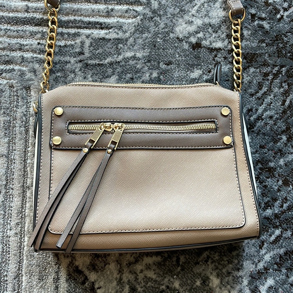 Taupe / Neutral tone Crossbody bag
